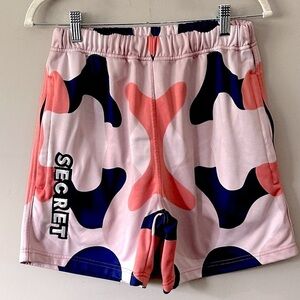 Secret Scientist Track Shorts - Bubble Print- X-small multi color